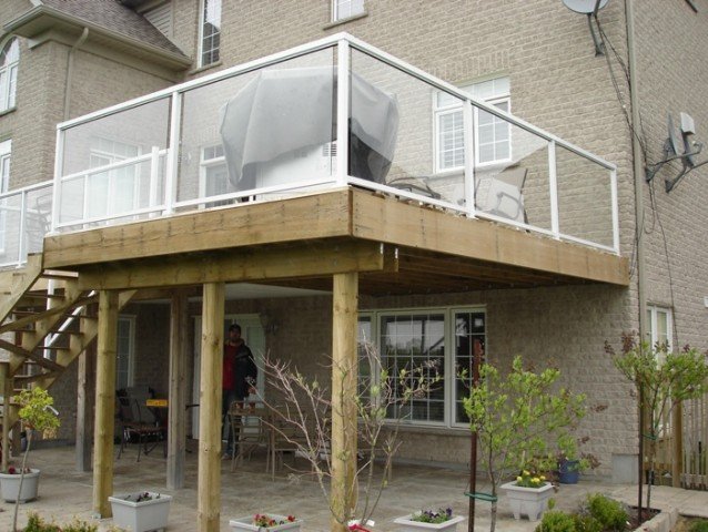 Completed landscaping project